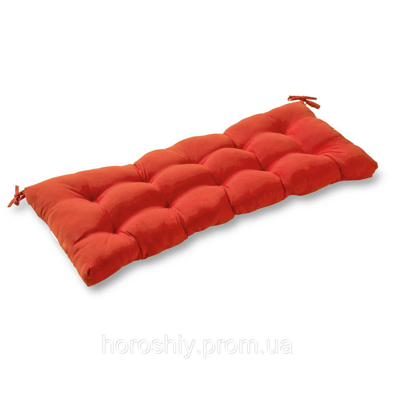 Вулична подушка для дивана з піддонів з холлофайбера yeti home 120х60х10 Дралон тканина Цегляний