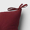 Вулична подушка матрац для меблів з піддонів та садових меблів з холлофайбера 120х80х10 Дралон тканина Бордовий, фото 2