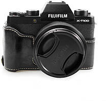 Захисний футляр - чохол для основи фотоапарата Fujifilm X-T100 з доступом до акумулятора - чорний