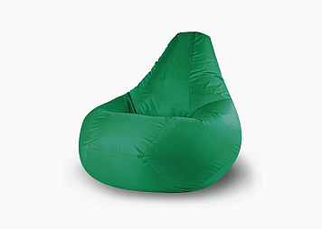 Крісло мішок Зелений Пуф-груша для вулиці саду тераси XXL yeti home Дралон