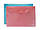 Папка-конверт на кнопці, А5, глянсовий прозорий пластик, прозора BM.3936-00, фото 2