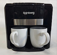 Кофеварка капельная Rainberg RB-613 500 Вт с двумя керамическими чашками