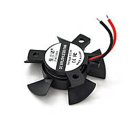 Кулер корпусний JLN3510 35x35x10mm, 2pin, під паяння, 9V/0.09A/0.8W