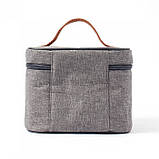 Квадратна термосумка для їжі з собою, ланч боксу з PEVA Style 7, фото 4