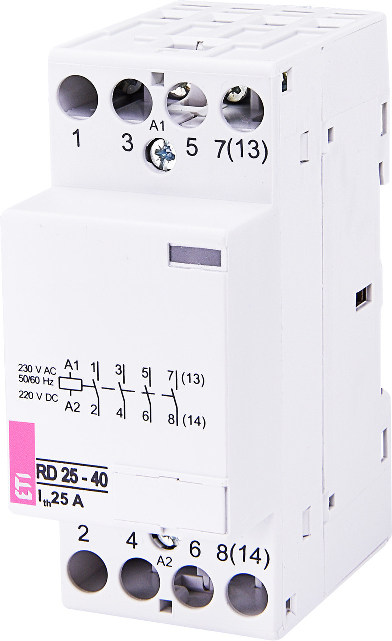Контактор модульний RD 25-40 230V AC/DC ETI