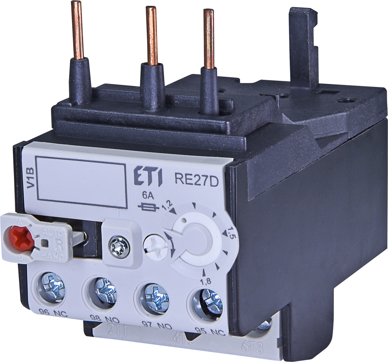 Теплове реле RE 27D-1.8 для контакторів типу CEM9-CEM25 (1.2-1.8 A) ETI