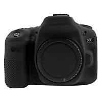 Защитный силиконовый чехол Puluz PU7133B для фотоаппаратов Canon EOS 90D - черный