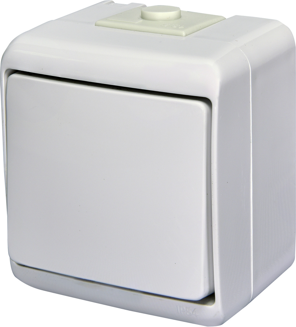 Вимикач 1-клавішний VHE-1 (білий IP54) ETI, фото 1