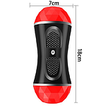 Подвійний мастурбатор вагіна рота, чоловічий мастурбатор 2в1 кубок, інтимні іграшки для чоловіків, фото 2
