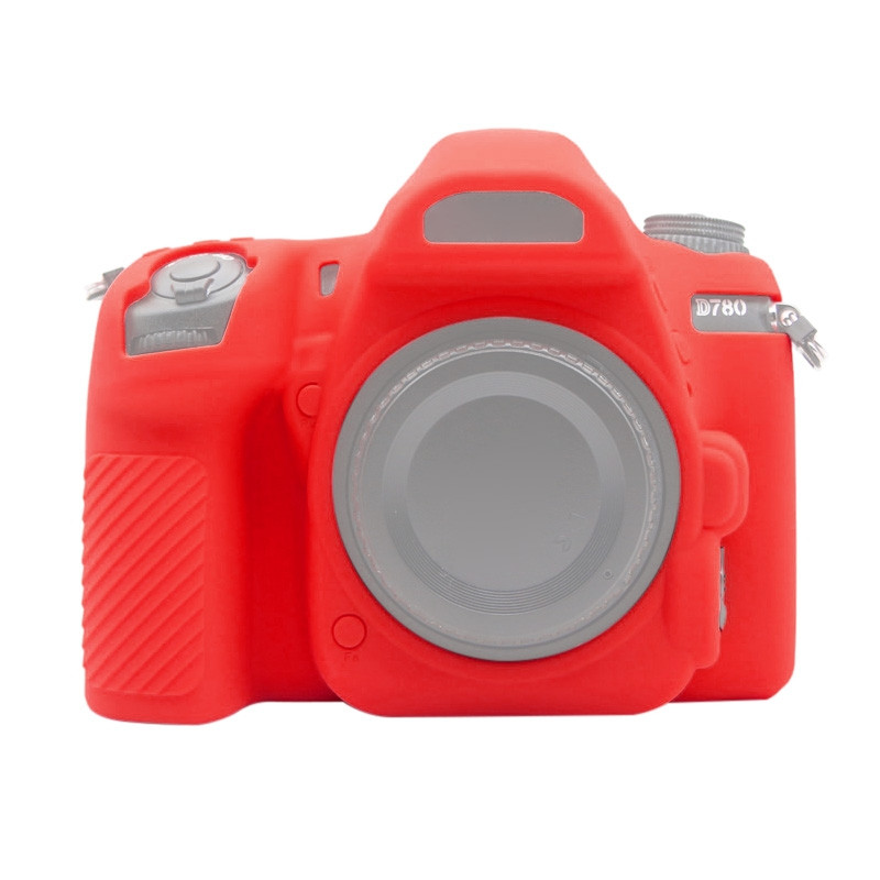 Захисний силіконовий Puluz PU7135R чохол для фотоапаратів Nikon D780 - червоний