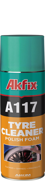 Спрей піна для очищення та полірування шин Akfix A117 (R70) 500 мл