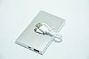 Павербанк Power bank UKC Slim 12000 Silver павер банк внешний аккумулятор, фото 3