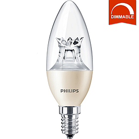 Світлодіодна LED-лампа Philips MAS LEDcandle DT 6-40W E14 B38 CL_AP, димована