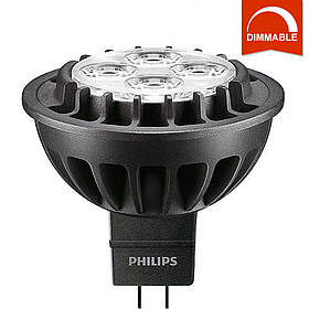 Світлодіодна LED-лампа Philips MAS LEDspotLV D 7-35W GU5.3 827 MR16 24D, димована