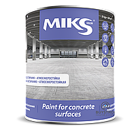 Фарба для бетонних поверхонь сіра 3 кг