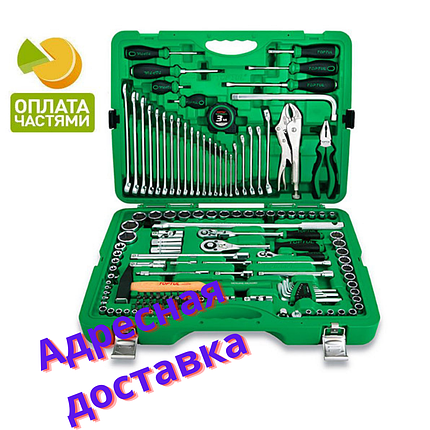 Набір інструменту 1/2" і 1/4", 150шт. TOPTUL GCAI150R, фото 1
