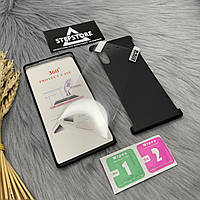 Чохол бампер 360 для Samsung Note 10 N970 протиударна захисна плівка в комплекті чорний