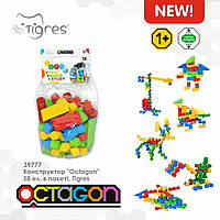 Конструктор "Octagon" 58 елементів, у пак. 33*16*16 см, ТМ Wader