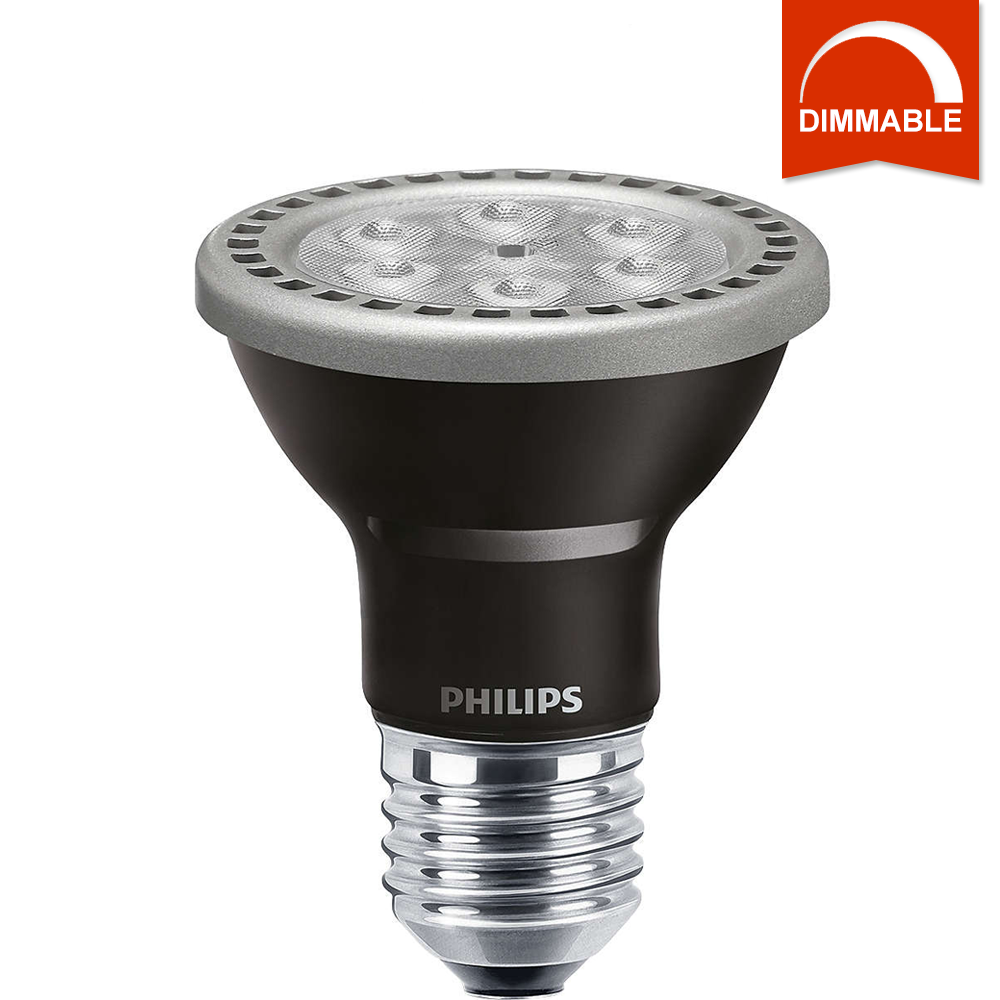 Світлодіодна LED-лампа Philips MASTER LEDspot D 5.5-50W 3000K PAR20 40D, димована, фото 1
