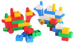 Конструктор 50 ел., стандарт, пак. 20*18 см, ТМ Wader (50 шт.)