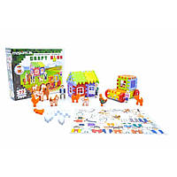 Конструктор Craft Blok 101 ялин. з наклейками, у кор. 40*30*9см, ТМ MAXIMUS, Україна