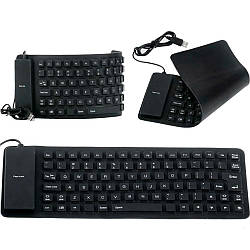 Гнучка клавіатура гумова для ноутбука та ПК USB FLEXIBLE KEYBOARD X3 / Дротова клавіатура