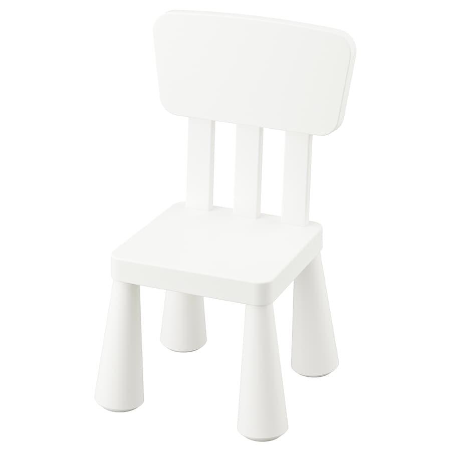Стілець для дітей IKEA MAMMUT (ІКЕА МАММУТ). 40365371. Білий, фото 1