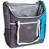 Термосумка-рюкзак SF2020-5 32x17x37 см сіро-жовтогаряча, фото 3