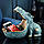 Ключниця миска для дрібниць і цукерок у вигляді гіпопотама синій камуфляж, фото 2