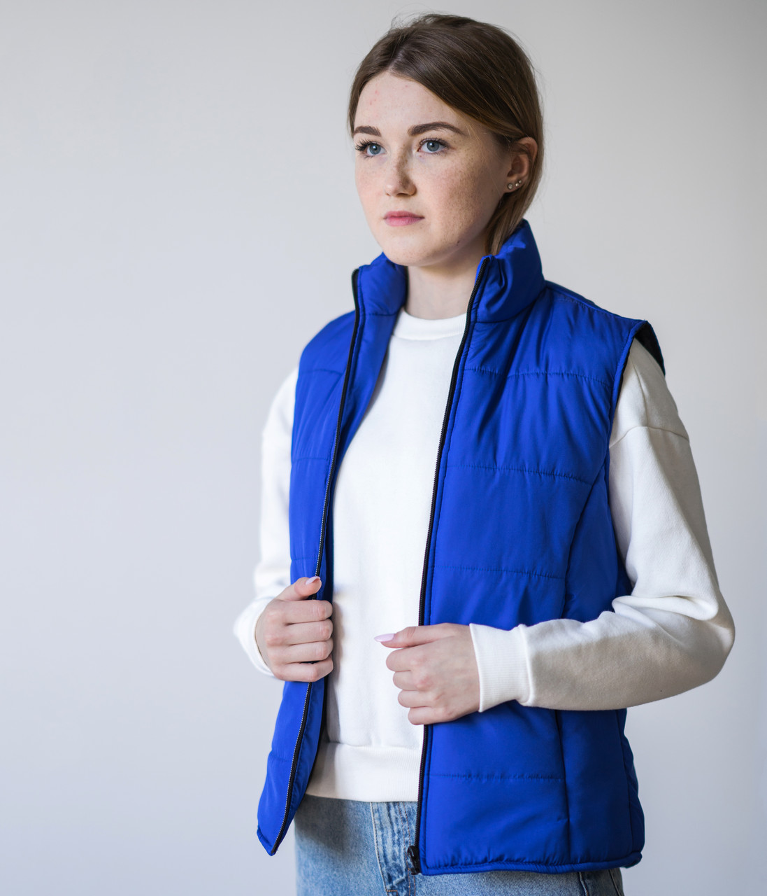 Жилет безрукавка Vsetex Жіночий Синій 2XL