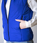 Жилет безрукавка Vsetex Жіночий Синій 2XL, фото 4