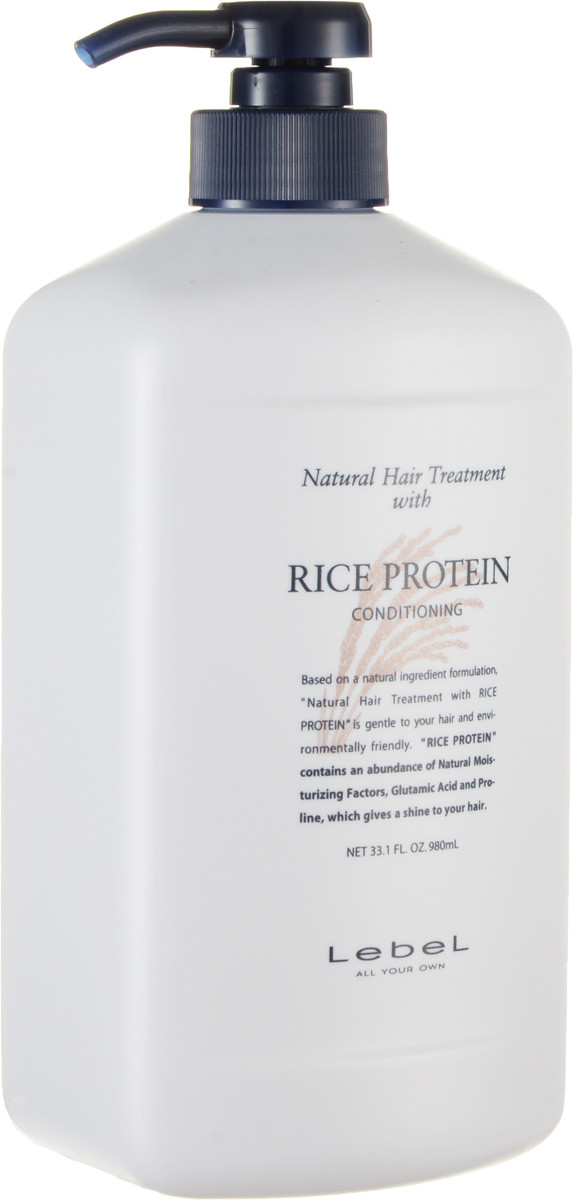 Rice Protein 980 мл. Органічна зволожуюча маска для пошкодженого волосся рисовим протеїном