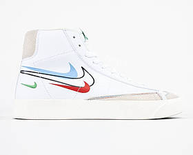 Жіночі кросівки Nike Blazer Mid 77 Multi Swoosh White Team Blue