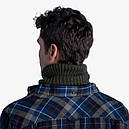 Баф зима вовна BUFF Merino Wool Knitted Neckwarmer Comfort NORVAL forest, фото 7