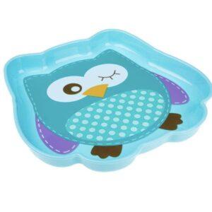 Тарілка дитяча Сова, 19*19*2см, ТМ AKUKU, Польща, фото 1