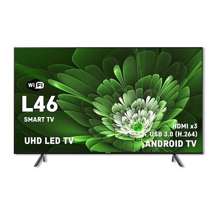 Безрамковий телевізор Philips Led TV L46 I Android 13.0 I Wi-Fi I Smart I USB 3.0