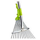 Граблі віялові розкладні, 15 зубів, телескопічні., фото 5