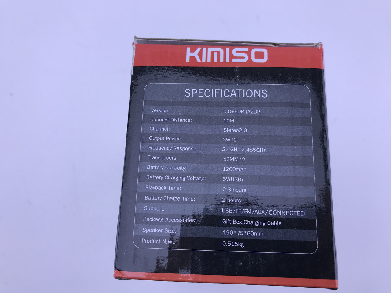 Купити Колонка з ременем KIMISO Bluetooth KMS-223 міні динамік червоний ...