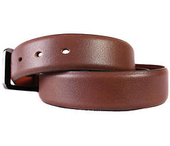 Чоловічий ремінь зі штучної шкіри під штани 301154 коричневий, фото 4