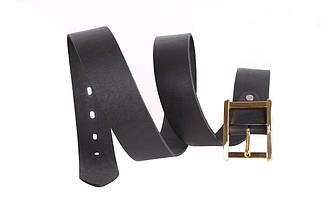 Чоловічий ремінь з натуральної шкіри під джинси 24-1993 чорний, фото 3