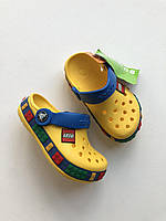 Дитяче взуття Crocs Lego-лого з 6/7, с8/9