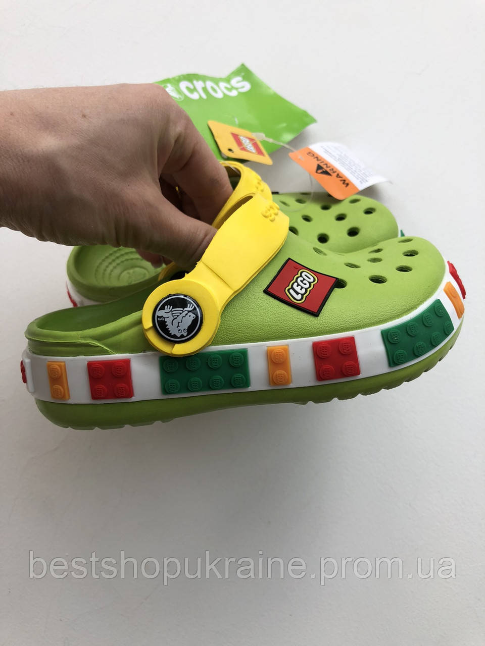 Crocs lego top