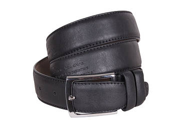 ЧЕРНЫЙ МУЖСКОЙ РЕМЕНЬ ИЗ ИСКУССТВЕННОЙ КОЖИ под ДЖИНСЫ, ЧЕРНЫЙ мужской ремень из кожзама под джинсы, мужской ремень из эко-кожи,