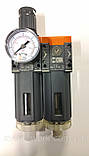 Манометр пневматичний осьовий 0-12 бар, 1/8, фото 2
