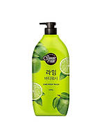 Корейський гель для душу лайм Kerasys Shower Mate Lime Body Wash 1.2кг