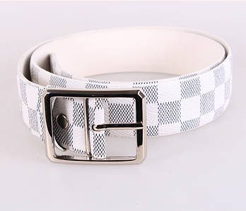 БЕЛЫЙ МУЖСКОЙ РЕМЕНЬ ИЗ ИСКУССТВЕННОЙ КОЖИ под ДЖИНСЫ, БЕЛЫЙ мужской ремень из кожзама под джинсы, мужской ремень из эко-кожи,