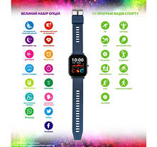 Smart Watch Amico GO FUN Pulseoximeter and Tonometer blue, фото 5