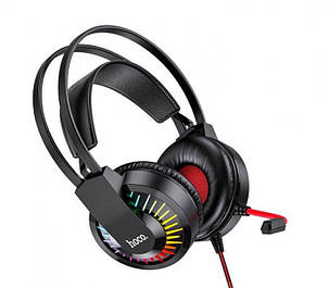 HF Stereo Hoco W105 Joyful Red +мікр, фото 1
