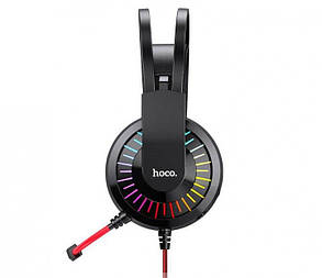 HF Stereo Hoco W105 Joyful Red +мікр, фото 4
