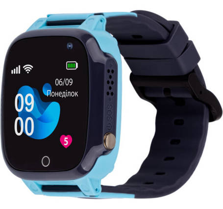 Smart Watch AmiGo GO008 MILKY GPS Wi-Fi Blue UA UCRF, фото 1